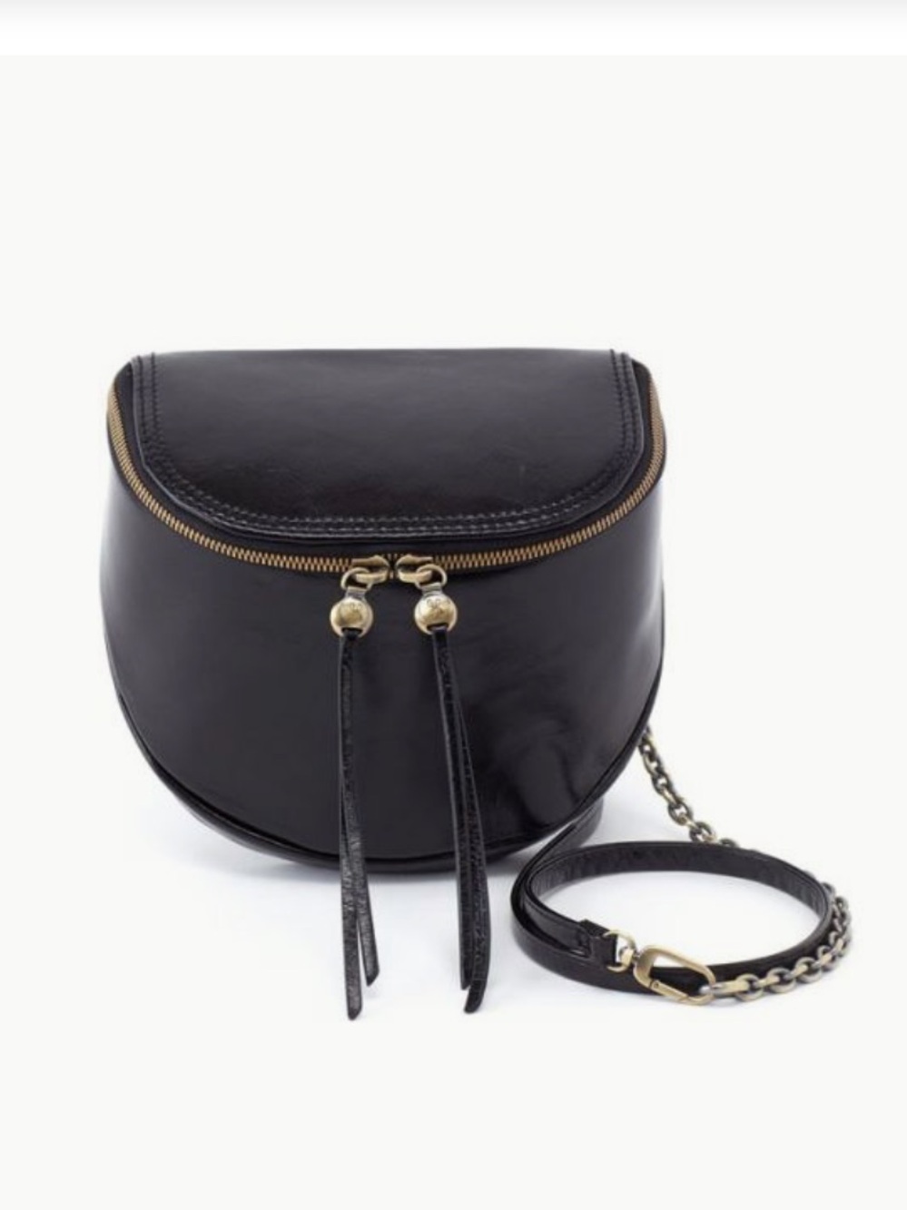 Hobo Foster Crossbody Black Vintage Hide